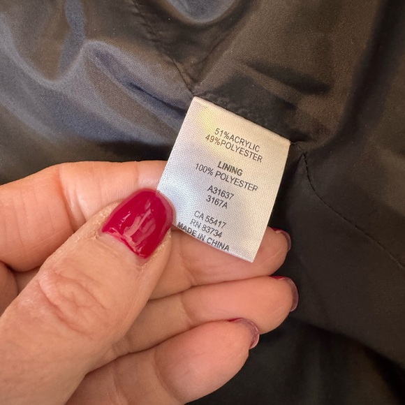 Appleseed Women's Plaid Blazer Red Black Green White Size 18 Single Button Lined - Picture 10 of 12